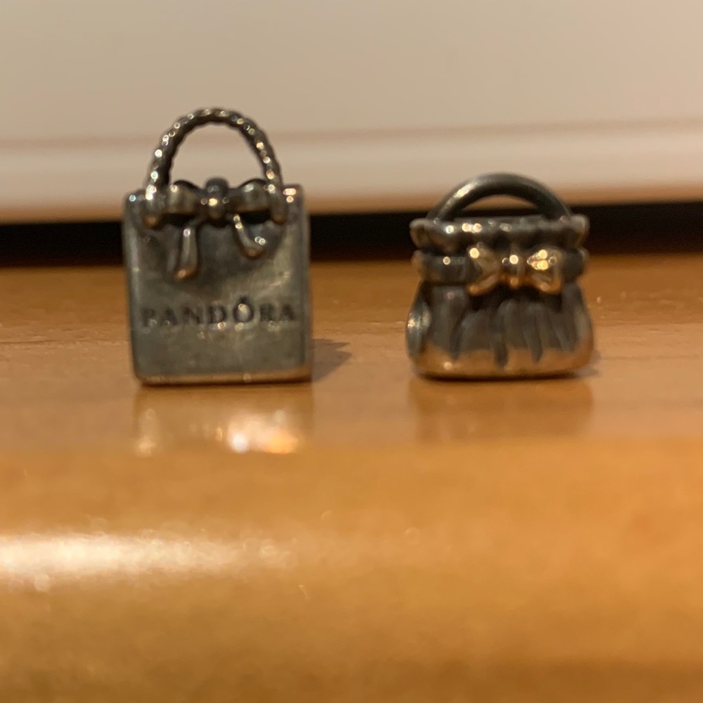 2 Pandora charms - .925 silver - for bracelet